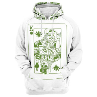 King Of Weed Poker 3D Printed Hoodie