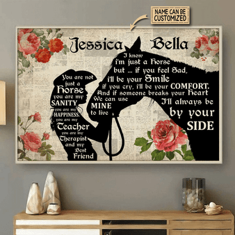 You Are Not Just A Horse You Are My Sanity, Horse Lovers Wall Art Poster