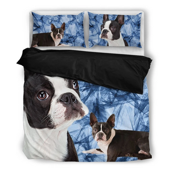 Love Dog Boston Terrier Bedding Set