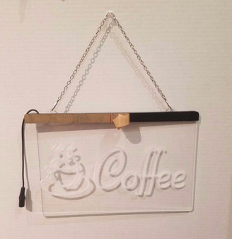 Coffee LED Sign Light for Cafe Shop