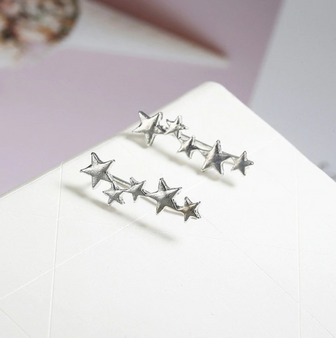 Gold/Silver Starry Night Earrings