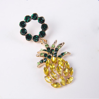 Mismatched Pineapple Dangle Earrings