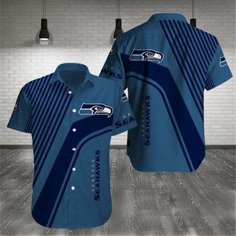 Seattle Seahawks Stripes Casual Shirt