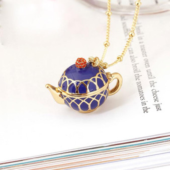 Teapot Locket Necklace