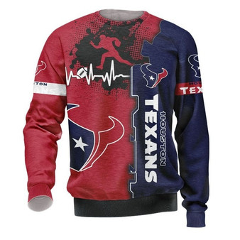 Houston Texans Beating Curve 3D Pullover
