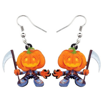 FREE OFFER Halloween Smile Pumpkin Reaper Earrings