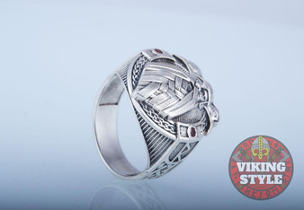 Odin Ring - Allfather, 925 Silver