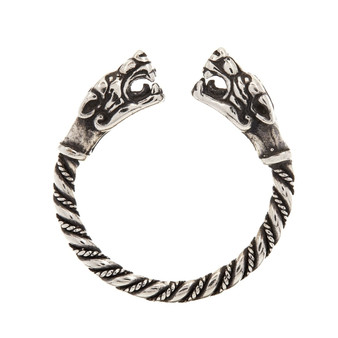 Silver Viking Fenrir Ring
