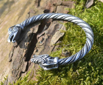 Traditional Viking Arm Ring - Norse Dragon