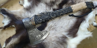 Handmade Viking Axe - Vedrfolnir