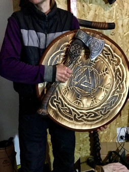 Handmade Viking Shield