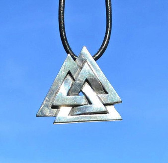 Silver Valknut Pendant