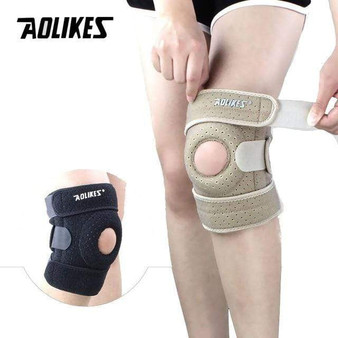 Adjustable Sports Training Elastic Knee Support Brace Kneepad Adjustable Patella Knee Pads Hole Kneepad Safety