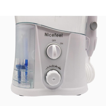 Oral Irrigator & Dental Water Flosser with 1000ml Water Tank + 7 Tips with Adjustable Pressure Water Pick