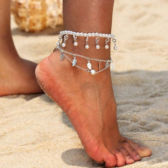 3 Piece Anklet Set