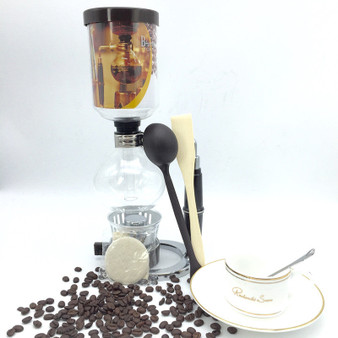 3 cups The new fashion siphon coffee maker / high quality glass syphon strainer coffee pot Siphon pot filter coffee tool BT-3