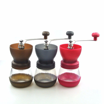 New Arrival Free Shipping Coffee  grinder Coffee Accessories Four Colors for choosing manual coffee grinder