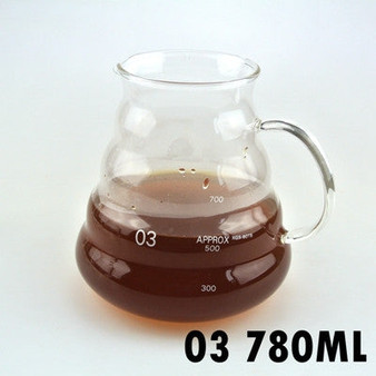 1PC High quality Coffee Server Glass Coffee Pot  360Ml 580ML 780ML Coffee Pot