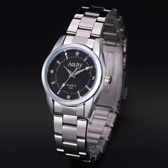 Rhinestone quartz watch