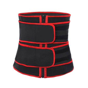 Premium Waist Trainer - Double Compression Straps with Supportive Zipper