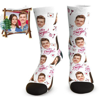 "BEST LOVE" Face Socks - Personalized Love Gifts