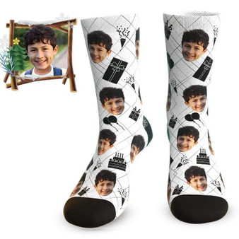 Custom Birthday Party Face Socks - Best Personalized Birthday Gifts