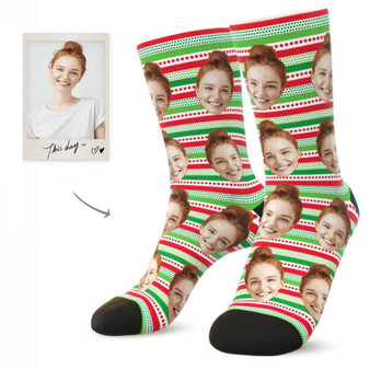 Custom Christmas Face Socks - Best Christmas Gift Idea