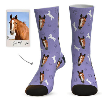 Custom Horse Socks - Best Gifts For Horse Lovers