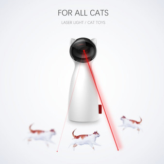 Automatic Cat Interactive Toy, LED Laser