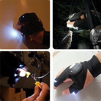 Handy LED Flashlight Glove