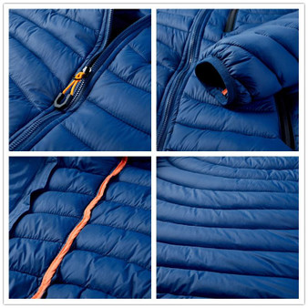2020 Men's Windbreaker Lightweight Down Jacket Portable Warm Coat