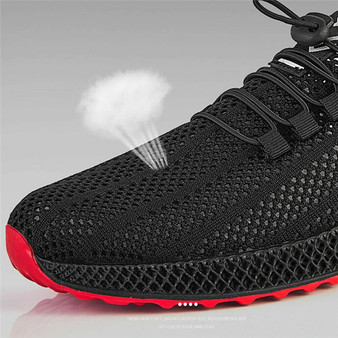 Men's Casual Mesh Breathable Lightweight Running Shoes Lace up Sports Sneakers