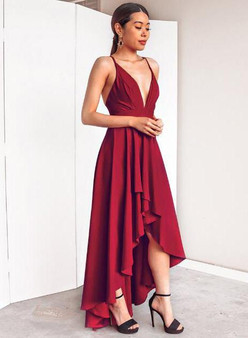 Sexy V-neck Long Dress