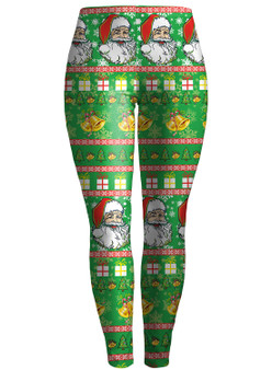 Women Christmas High Waist 3D Printed Yoga Sports Leggings