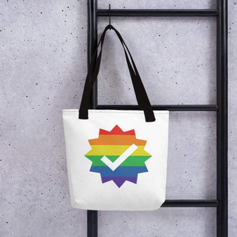 Gay Pride Verified Tote bag