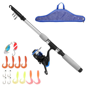 Spinning Fishing Reel Rod Combo Kit