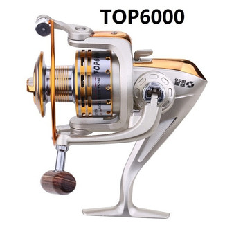 5.1:1 8 Ball Bearings Metal Spinning Fishing Reels Ultra-thin Foldable Hand exchangable