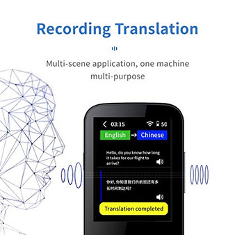 Language Translator Device, 137 Languages Voice Translator, WiFi Smart Instant Language Translator, Support Offline, Photo, Accent Two Way Translation, Audio Memo