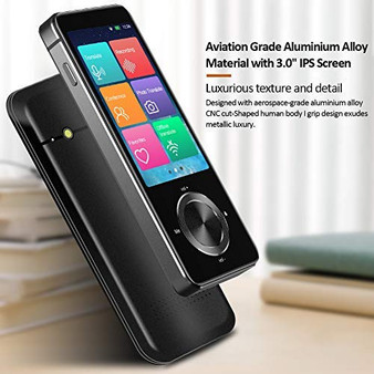 Language Translator Device, Portable Voice Translator All Languages 108+ Countries WiFi/Hotspot/Offline Two Way Instant Voice Translator 3.0 Inch Touch Screen