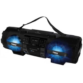 NAXA MP3/CD High Bass Boombox and PA System with Bluetooth