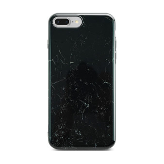 Black Glossy Marble Case for iPhone 8 Plus / 7 Plus
