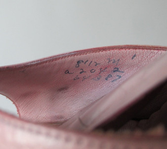 Vintage 50's Pink Textured Springolator Heels Shoes 8 / 8.5 M