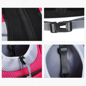 Benepaw Comfortable Small Dog Backpack Travel Breathable Mesh Puppy Dog Carrier Bag Durable Padded Shoulder