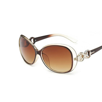 Large Oversize Clear Rim Color Tint Womens Sunglasses