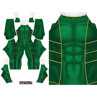 Green Power Ranger (with white collar)