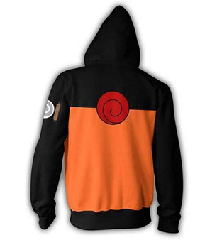 Naruto Shippuden Orange Hoodie