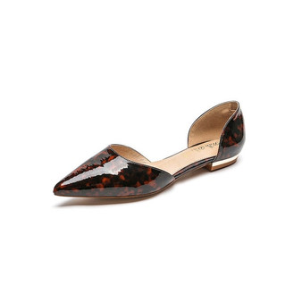 Slip on Ballet Flats With Pointed Toe Snake Loafers