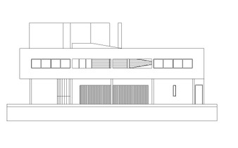 【Famous Architecture Project】Villa Savoye-CAD Drawings,Sketchup 3D model