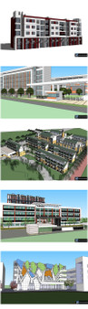 ★Best 20 Types of School Sketchup 3D Models Collection V.3