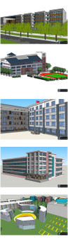 ★Best 20 Types of School Sketchup 3D Models Collection V.1